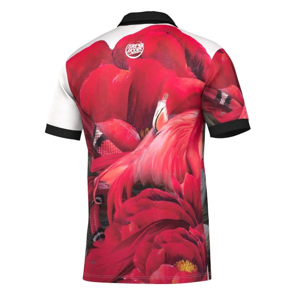Flamingo Queen Polo Shirt Online Hot Sale - Image 3