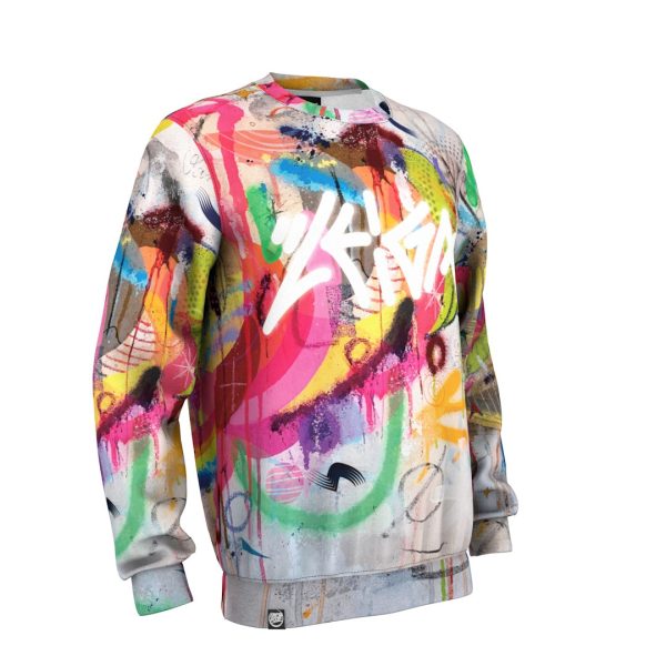 Abstract Paint Sweatshirt For Cheap - Image 2