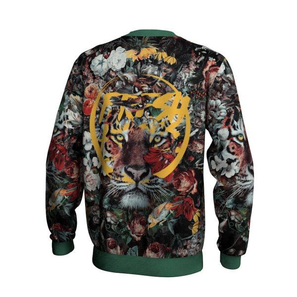 Flower Tiger Sweatshirt Cheap - Image 3